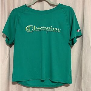 Champion Women's Green Short Sleeve Tee